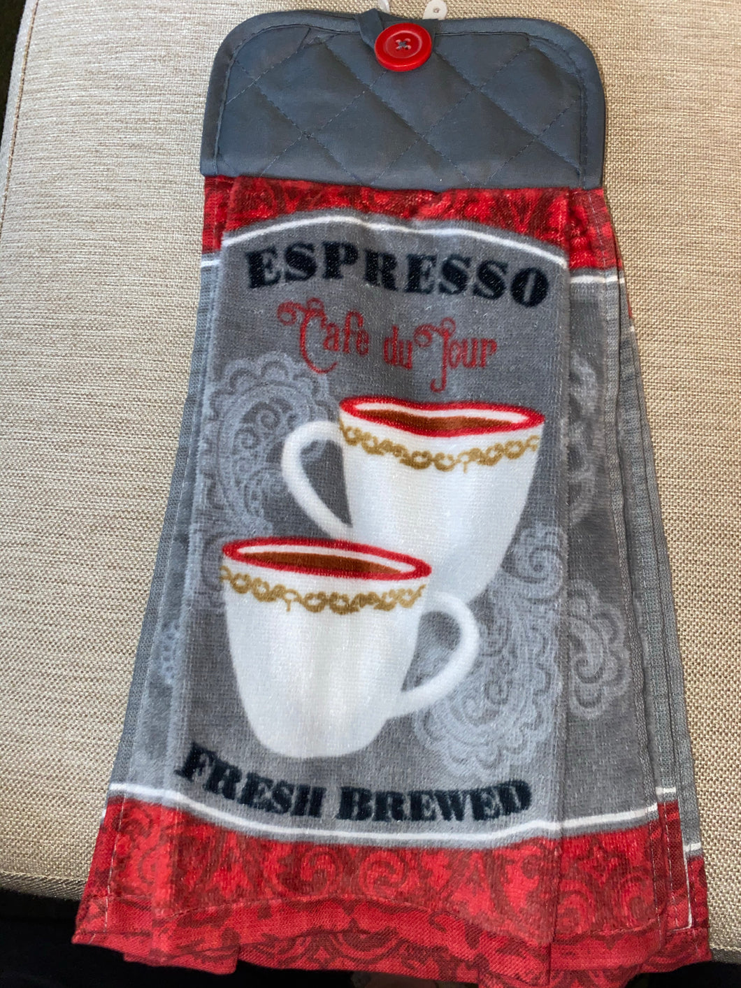 Espresso Red/Grey