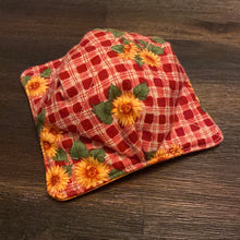 Load image into Gallery viewer, Sunflowers Red Small (10oz) Bowl Cozy
