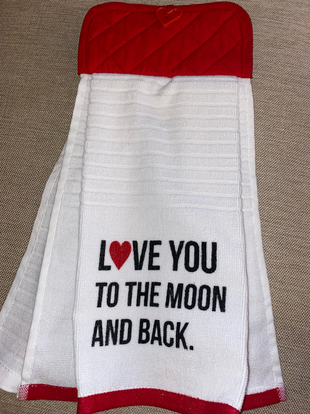 Moon and Back Red Top